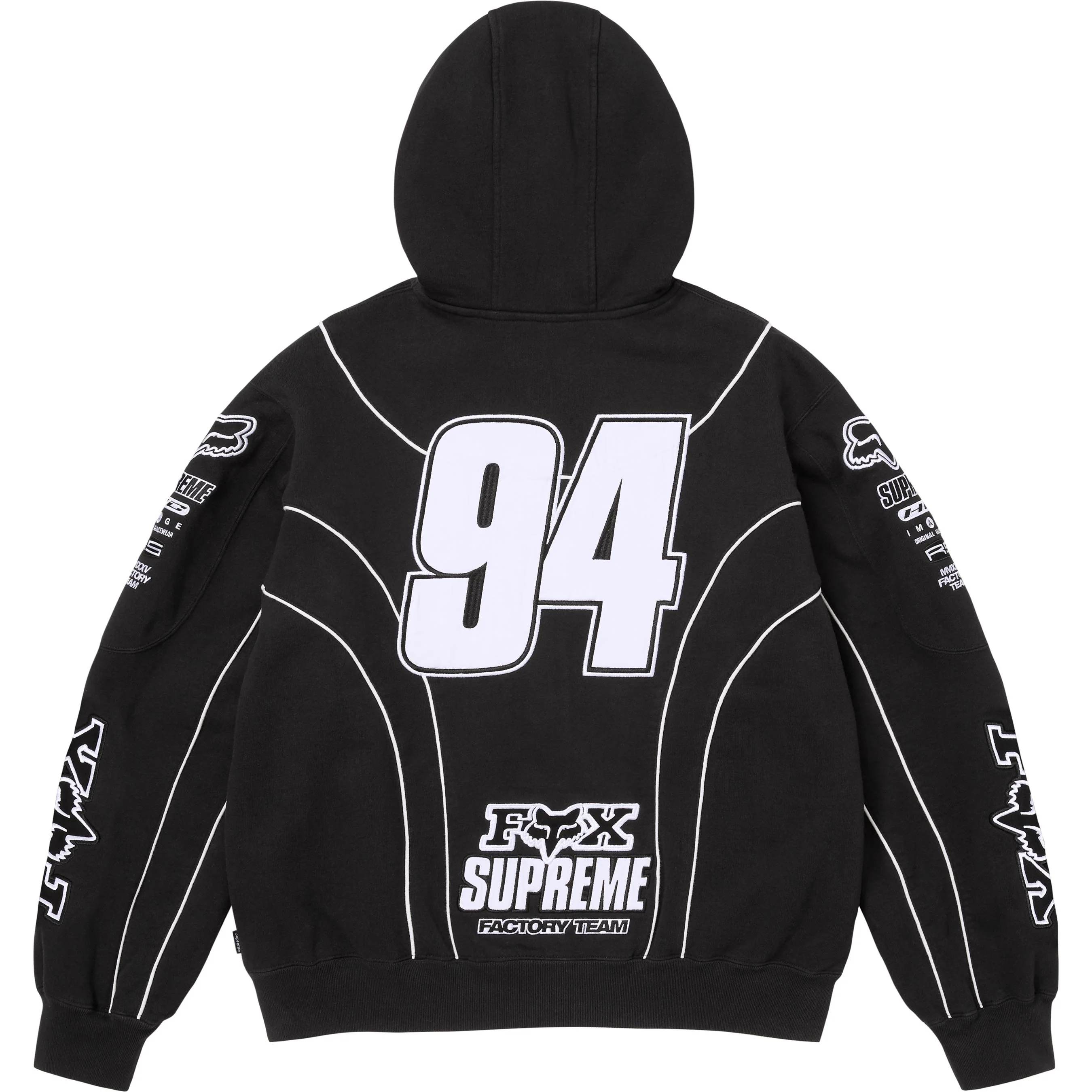 Supreme®/Fox Racing® Zip Up Hooded Sweatshirt view 11